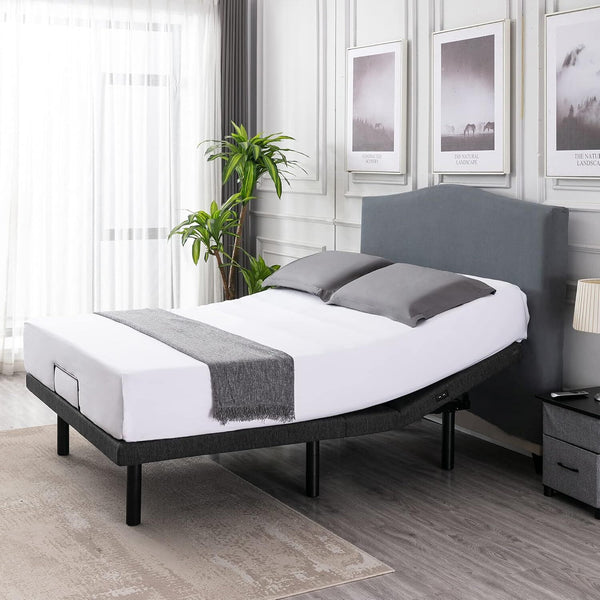 Queen Zero Gravity Bed Frame With Dual Motors Wireless Remote Usb Ports Queen Bed Frames
