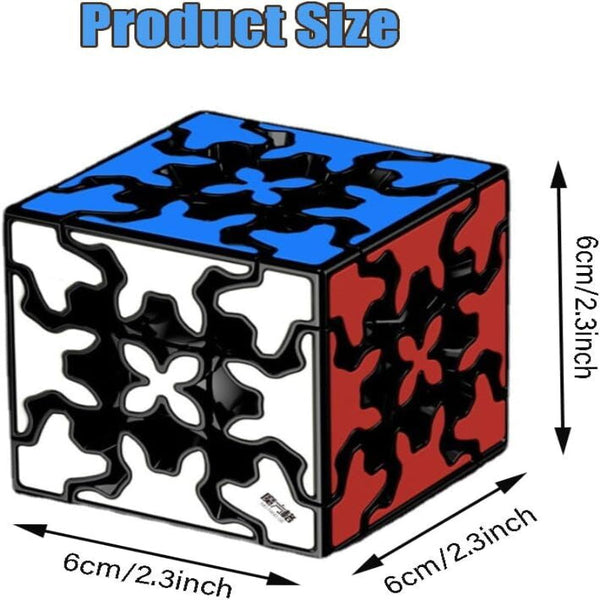 Br Games 3X3 Square Speed Cube Pyramid Brain Teaser Puzzle Magic Educational Puzzles