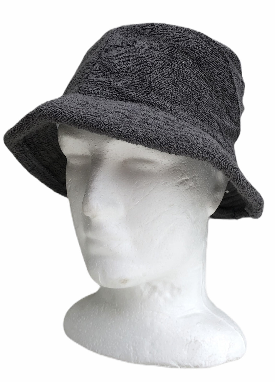 Br Apparel Stingy Brim Terry Towelling Bucket Hat Daggy Fishing Camping Lad Cap 100% Cotton Charcoal S/M Hats & Headwear