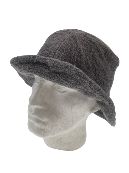 Br Apparel Stingy Brim Terry Towelling Bucket Hat Daggy Fishing Camping Lad Cap 100% Cotton Grey Hats & Headwear
