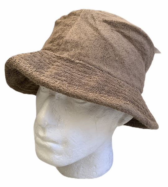 Br Apparel Stingy Brim Terry Towelling Bucket Hat Daggy Fishing Camping Lad Cap 100% Cotton Khaki Hats & Headwear