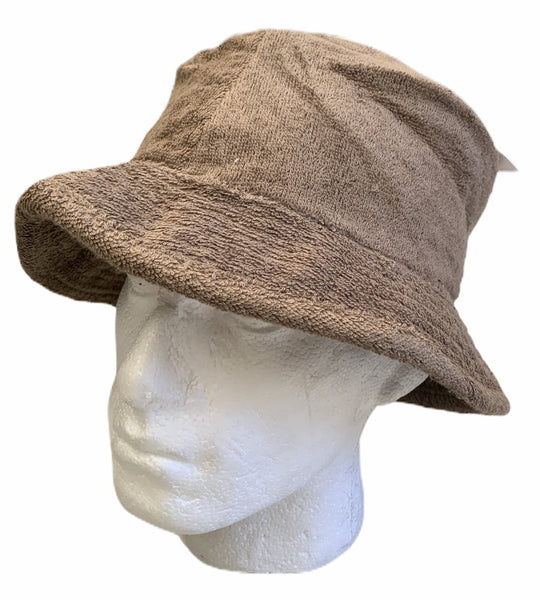 Br Apparel Stingy Brim Terry Towelling Bucket Hat Daggy Fishing Camping Lad Cap 100% Cotton Khaki Hats & Headwear