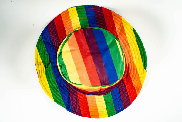 Br Apparel Stingy Brim Terry Towelling Bucket Hat Daggy Fishing Camping Lad Cap 100% Cotton Rainbow Blue Hats & Headwear