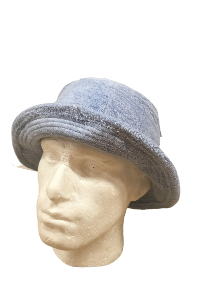 Br Apparel Stingy Brim Terry Towelling Bucket Hat Daggy Fishing Camping Lad Cap 100% Cotton Sky Blue Hats & Headwear