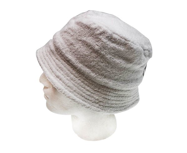 Br Apparel Tingy Brim Terry Towelling Bucket Hat Daggy Fishing Camping Lad Cap 100% Cotton White Hats & Headwear