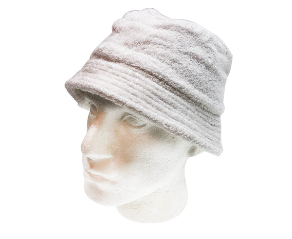 Br Apparel Tingy Brim Terry Towelling Bucket Hat Daggy Fishing Camping Lad Cap 100% Cotton White Hats & Headwear