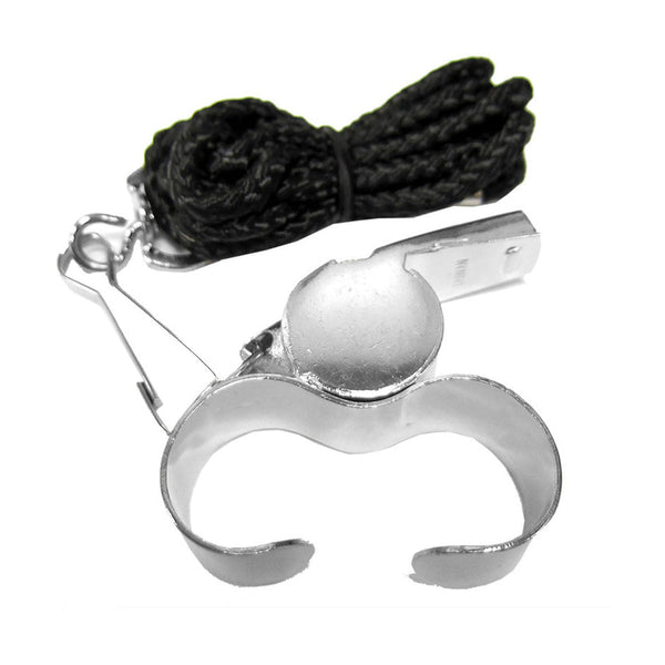 Summit Brass Finger Grip Sports Whistle Lanyard Professional Referee Match Training Training Aids
