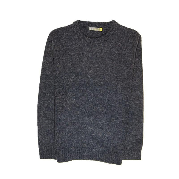 Jacksmith 100% Shetland Wool Crew Round Neck Knit Jumper Pullover Mens Sweater Knitted Navy (45) Casual Shirts