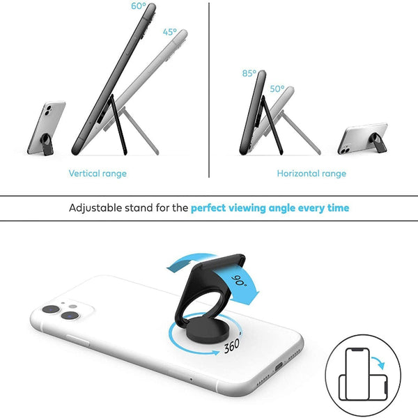 Multi View Phone Stand With Magnetic Ring Holder Universal Mounts & Holders