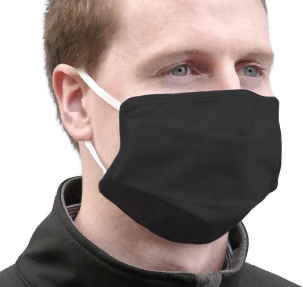 Tigerplast 6X Fabric Face Mask Washable Reusable Protect Cover Black Masks