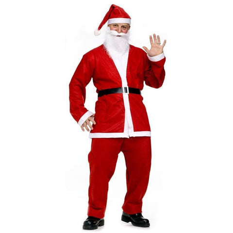 Br Costumes Adult Santa Claus Suit Father Xmas Party Outfit Christmas Unisex Costumes