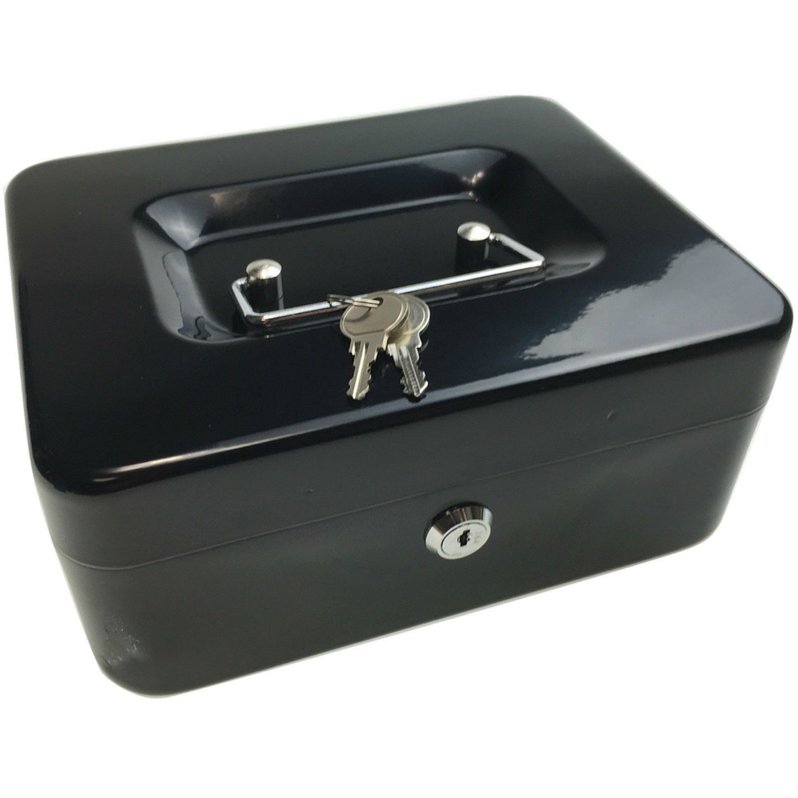 Br Pets Lockable Metal Cash Box Deposit Petty Slot Two Keys Assorted Colour Money Boxes