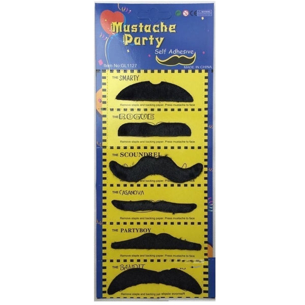 Br Costumes 2Pcs Set Rainbow Umbrella Hat + 70S Fake Moustache Props Novelty Fancy Hammers & Mallets