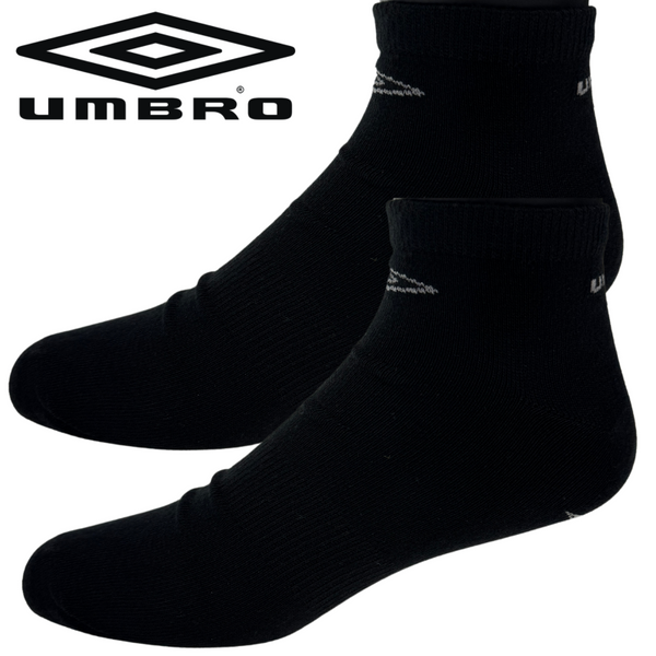 Umbro Mens Trainer Ankle Black 1 Pack Of 3 Pairs Eu 39 42 Socks