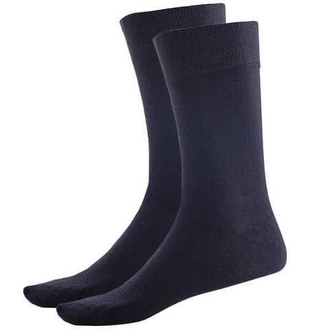 Br Apparel Bamboo Crew Eco Friendly Unisex Work Business Navy Socks