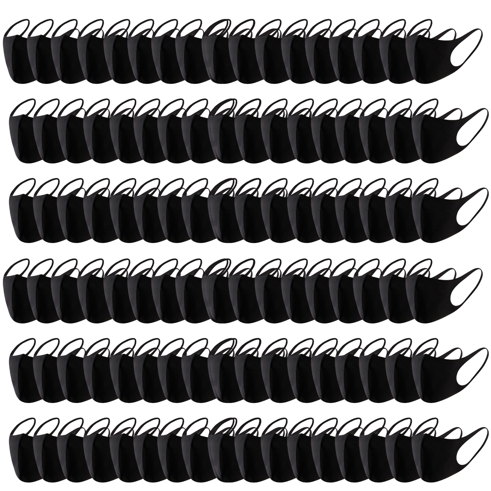 Br Apparel 100X Summer Reusable Breathable Face Mask Mouth Anti Dust Haze Bulk Face Masks