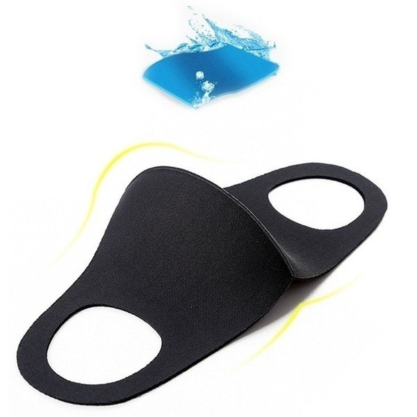 Br Apparel 50X Summer Reusable Breathable Face Mask Mouth Anti Dust Haze Black Face Masks