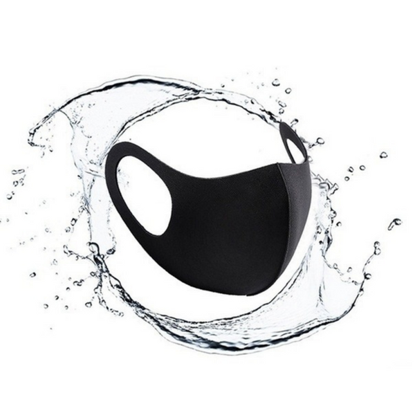 Br Apparel 50X Summer Reusable Breathable Face Mask Mouth Anti Dust Haze Black Face Masks