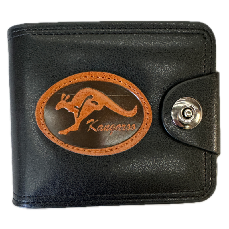 Br Apparel Souvenir Wallet Australia Classic Australian Kangaroo In Black Travel Wallets