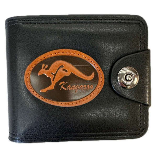 Br Apparel Souvenir Wallet Australia Classic Australian Kangaroo In Black Travel Wallets
