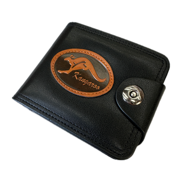 Br Apparel Souvenir Wallet Australia Classic Australian Kangaroo In Black Travel Wallets