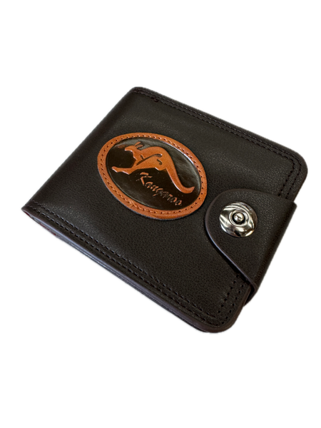 Souvenir Wallet Australia Classic Australian Kangaroo In Brown Wallets