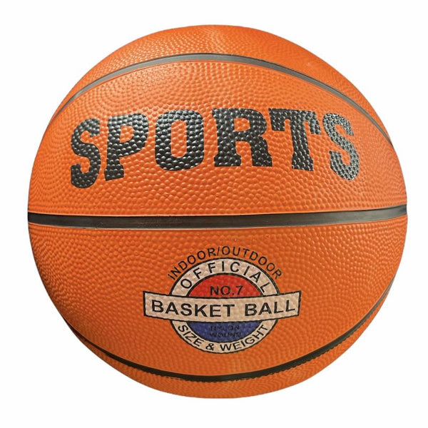 Br Classic Rubber Basketball Training Size Downtown For Nba Black/Orange Basketball Training Aids