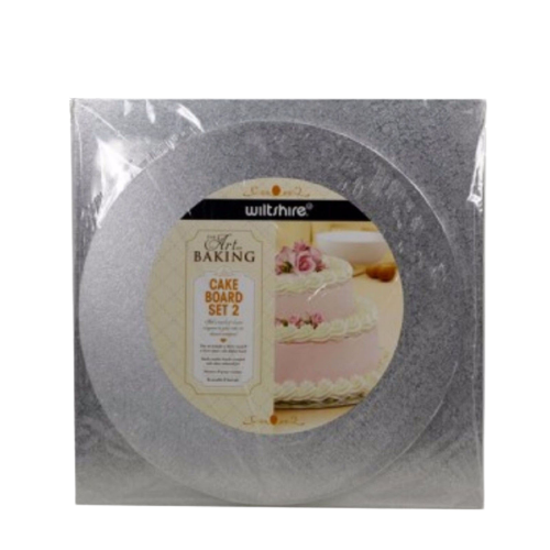 Set Of 2 Wiltshire Cake Board Art Baking Wooden Food Grade Reusable Other Baking Accessories