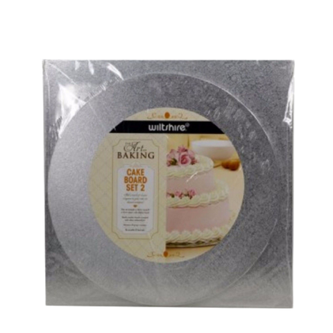 Set Of 2 Wiltshire Cake Board Art Baking Wooden Food Grade Reusable Other Baking Accessories