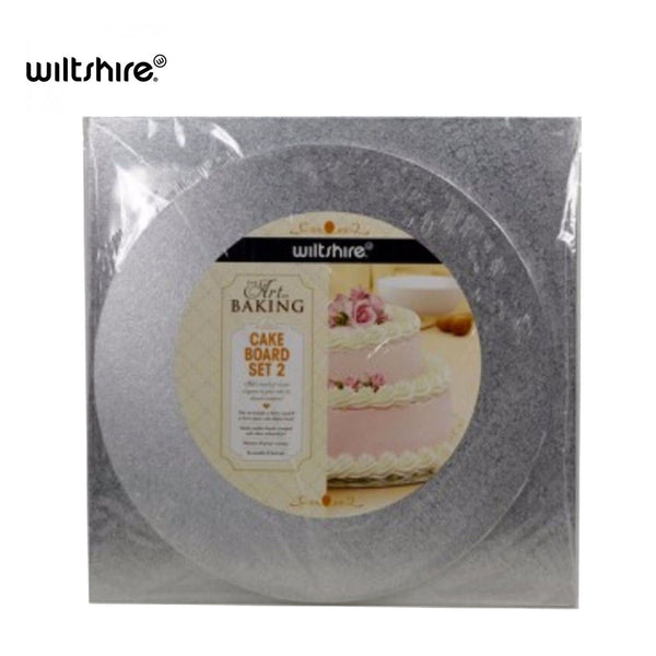 Set Of 2 Wiltshire Cake Board Art Baking Wooden Food Grade Reusable Other Baking Accessories