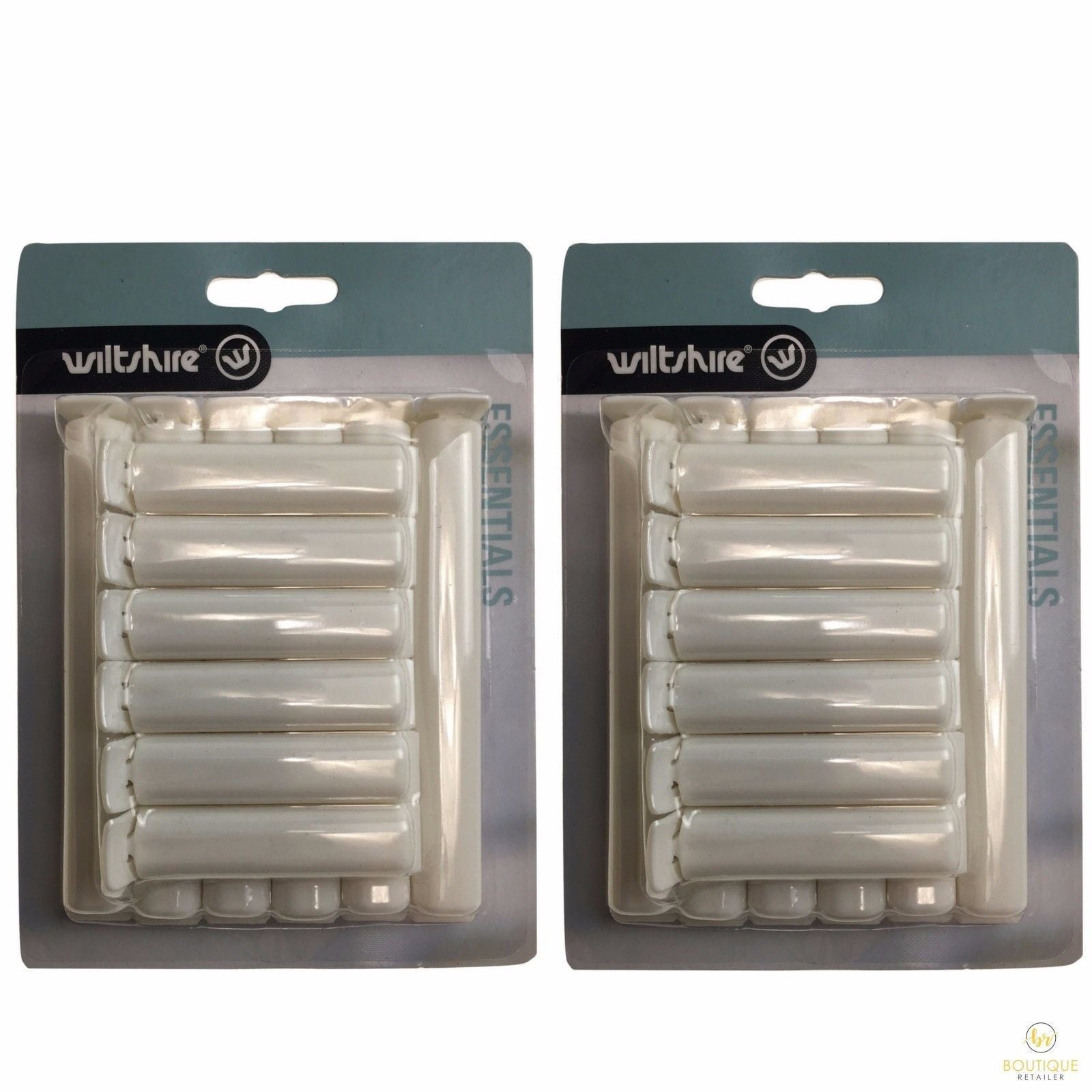 Pack Of 24 Wiltshire Bag Clips Food Storage Sealing Sealer Snack Clamp White Vacuum Sealers