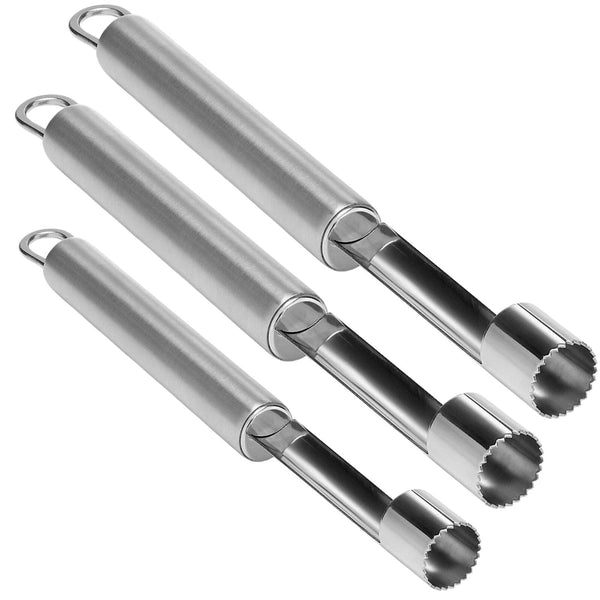 3X Wiltshire Apple Corer Fruit Vegetable Cutter Slicer Tool Stainless Steel Peelers & Slicers