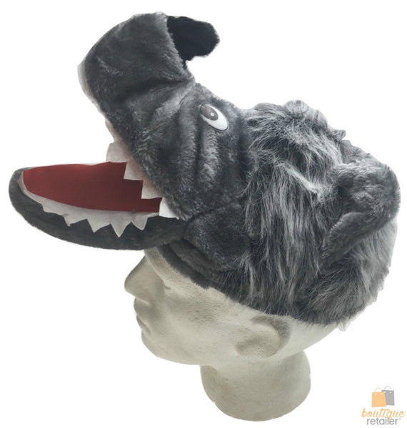 Wolf Hat Funny Party Costume Adult Childrens Animal Fancy Dress Halloween Cap Hats