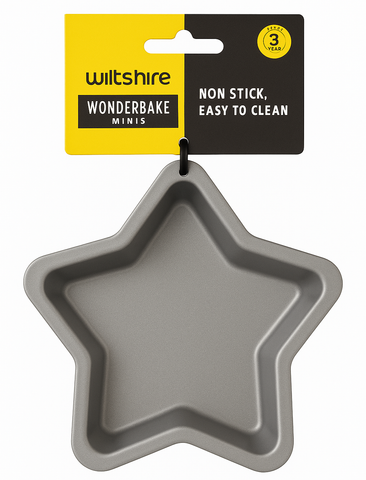 Wiltshire Wonderbake Mini Non Stick Pan Star (12Cm) Muffin Pans & Baking Moulds