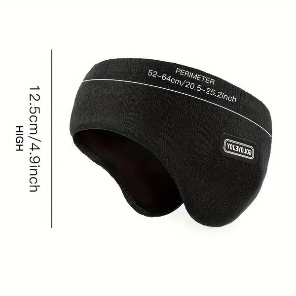 Warm Mens Winter Earmuffs Cover Protection Running Headband In Black Hats & Headwear