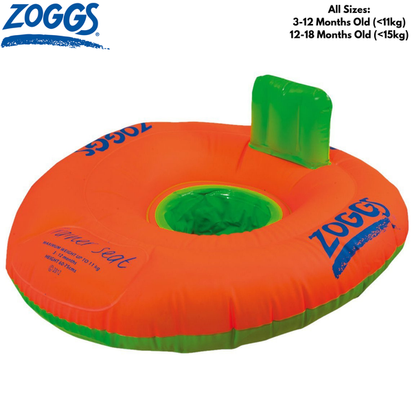 Zoggs Stage 1 Trainer Seat Inflatable Kids Swimming Floatie 3 To 12 Months Inflatables