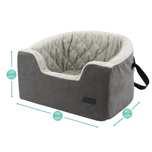 Modern Pets Quilted Dog Booster Seat Pet Transport