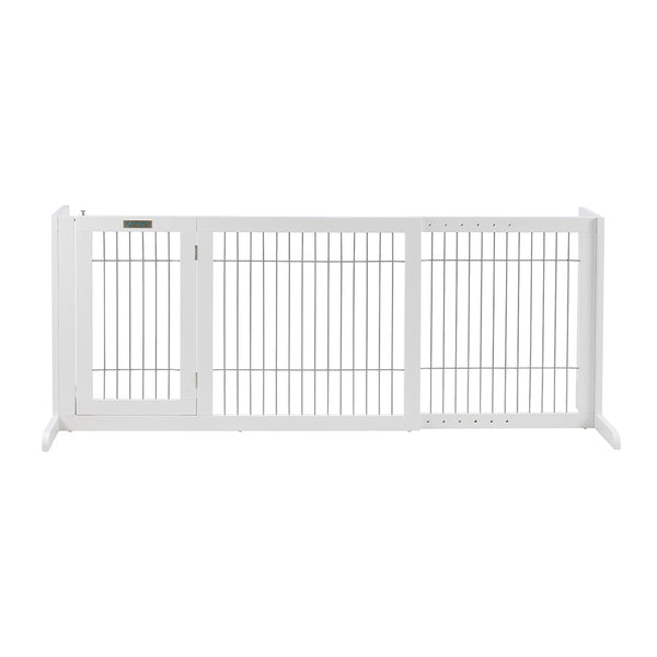 Fences & Pens Modern Pets Freestanding Retractable Dog Barrier With Gate Small