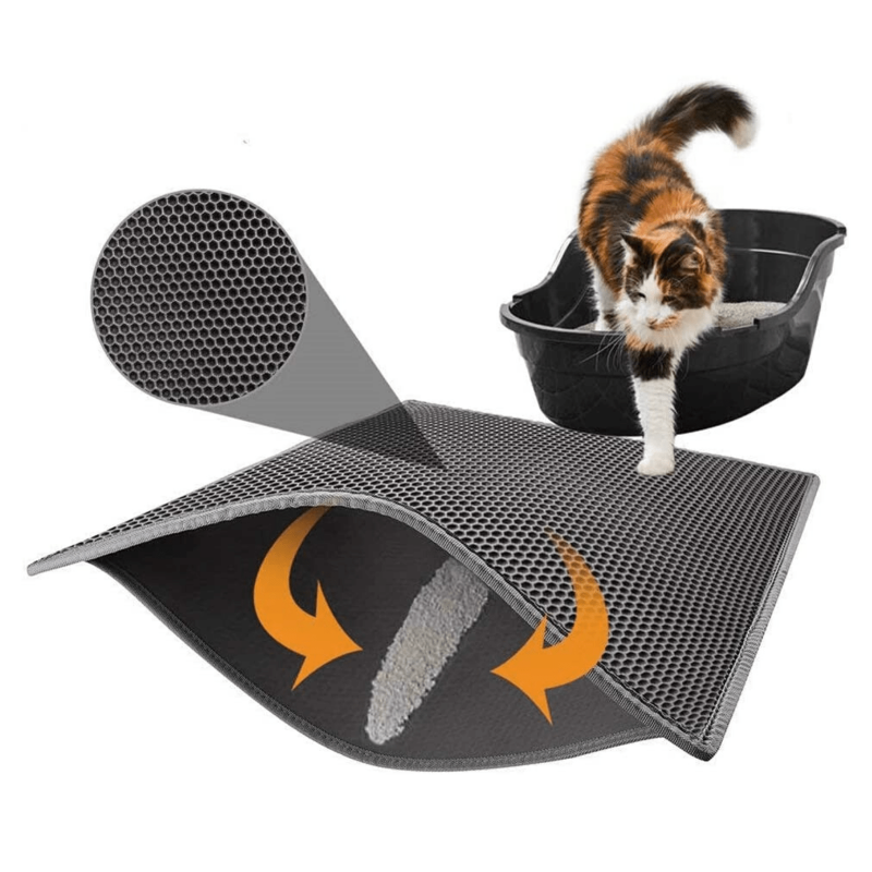 Cat Litter Modern Pets Mat Honeycomb Dual Layer Design Medium
