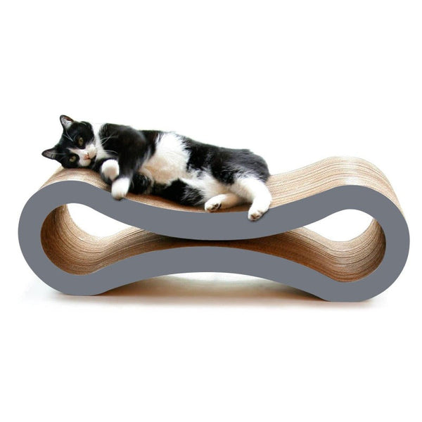 Furniture & Scratchers Modern Pets Cat Scratcher Infinity Lounge Storm Grey