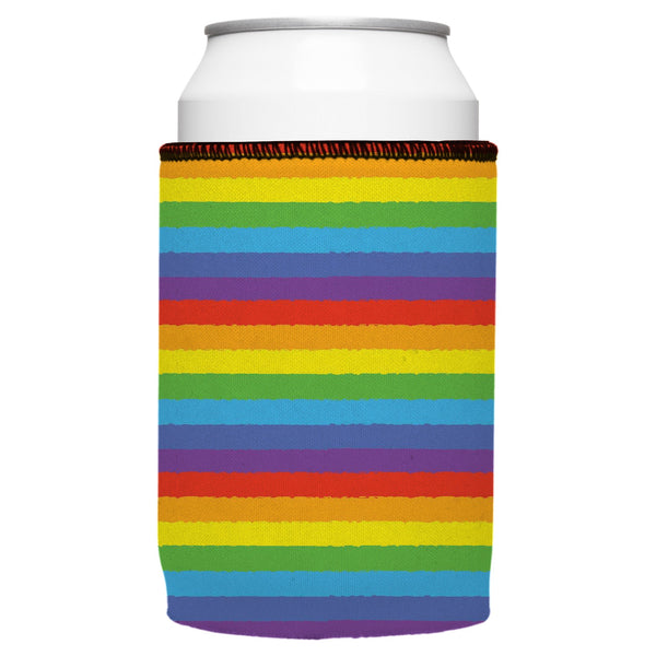 Lgbtq+ Pride Flag Stubby Cooler Ice Chests & Coolers