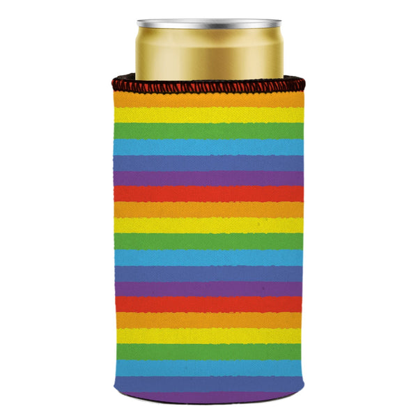 Lgbtq+ Pride Flag Stubby Cooler Ice Chests & Coolers