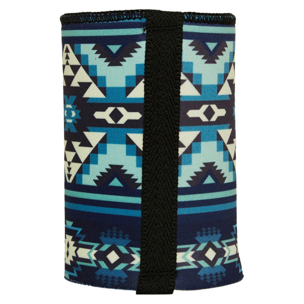Blue Navajo Rug Stubby Cooler Ice Chests & Coolers