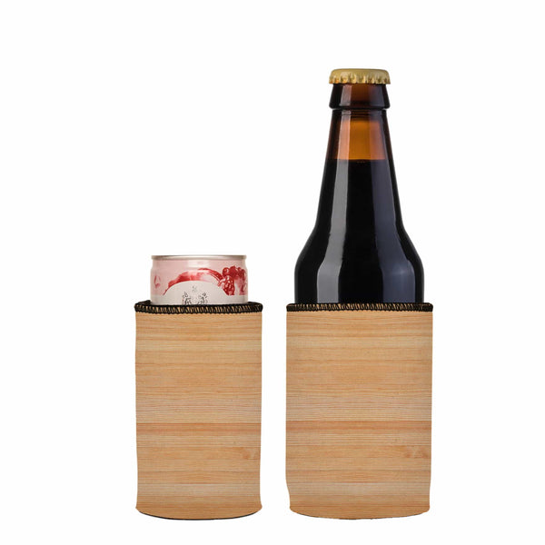 Wood Grain Stubby Cooler 2 Pack Ice Chests & Coolers