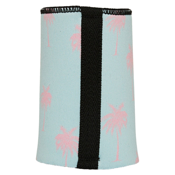 Palm Trees Pink Aqua Stubby Cooler Ice Chests & Coolers