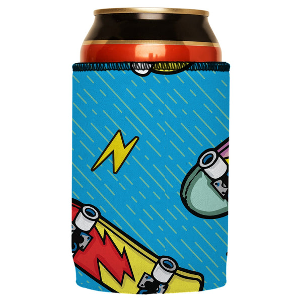 Old School Skateboards Stubby Cooler Ice Chests & Coolers