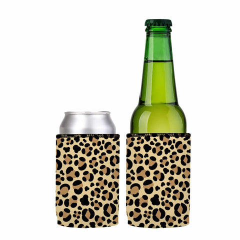 Leopard Print Stubby Cooler 2 Pack Ice Chests & Coolers