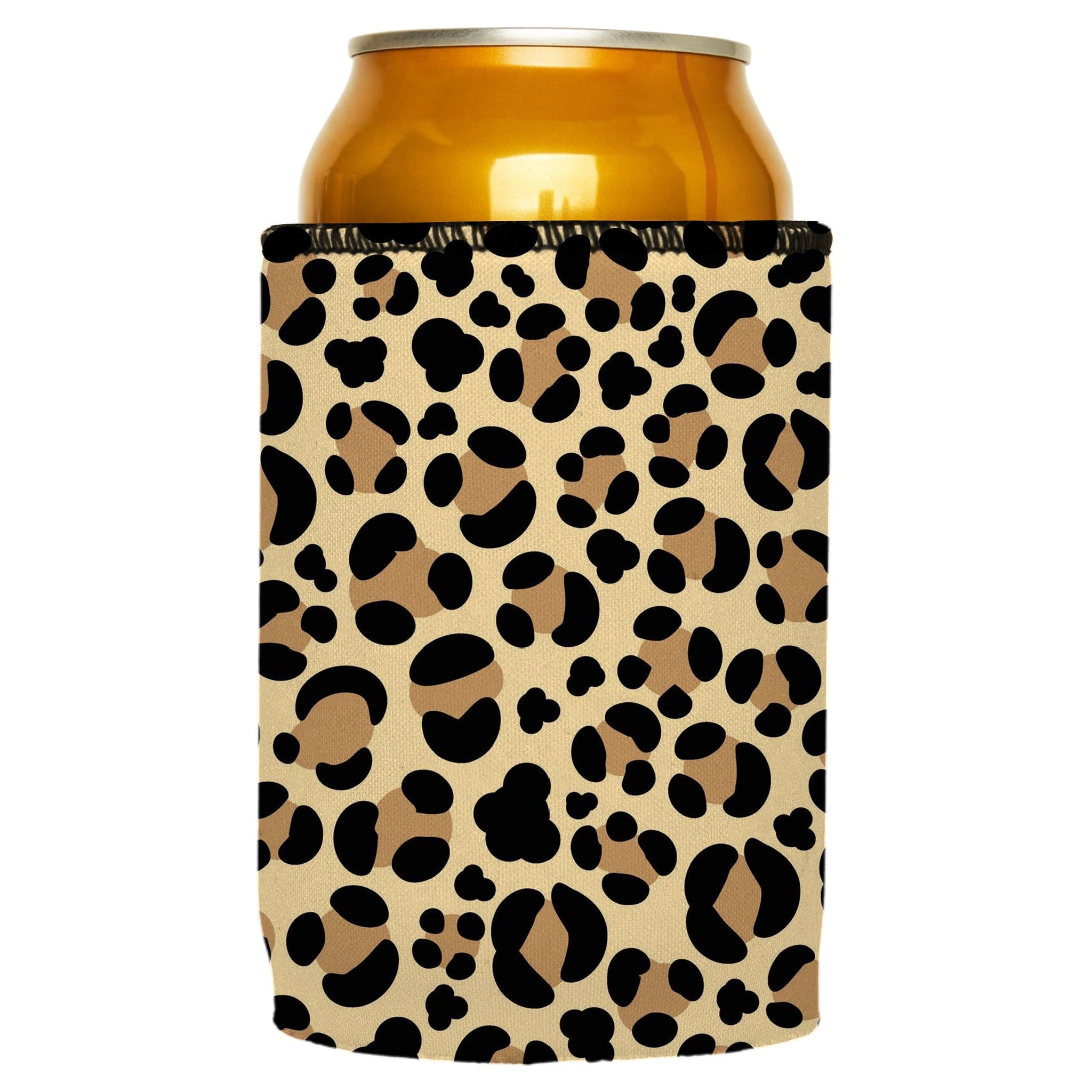 Leopard Print Stubby Cooler Ice Chests & Coolers