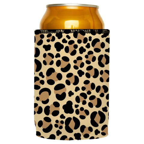Leopard Print Stubby Cooler Ice Chests & Coolers