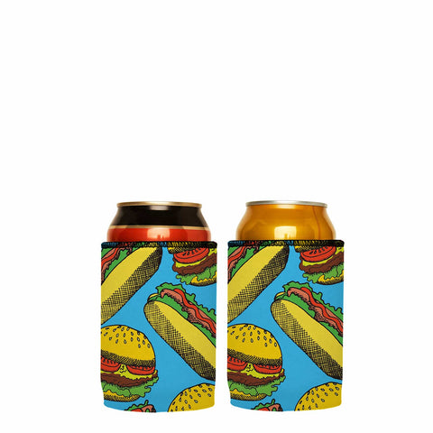 Hamburgers & Sandwiches Stubby Cooler 2 Pack Ice Chests & Coolers